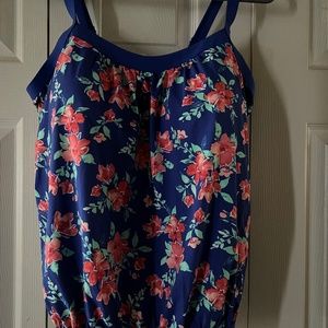Lands End Swim Top 14DDD